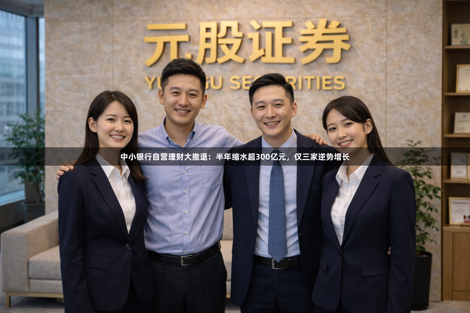 中小银行自营理财大撤退：半年缩水超300亿元，仅三家逆势增长