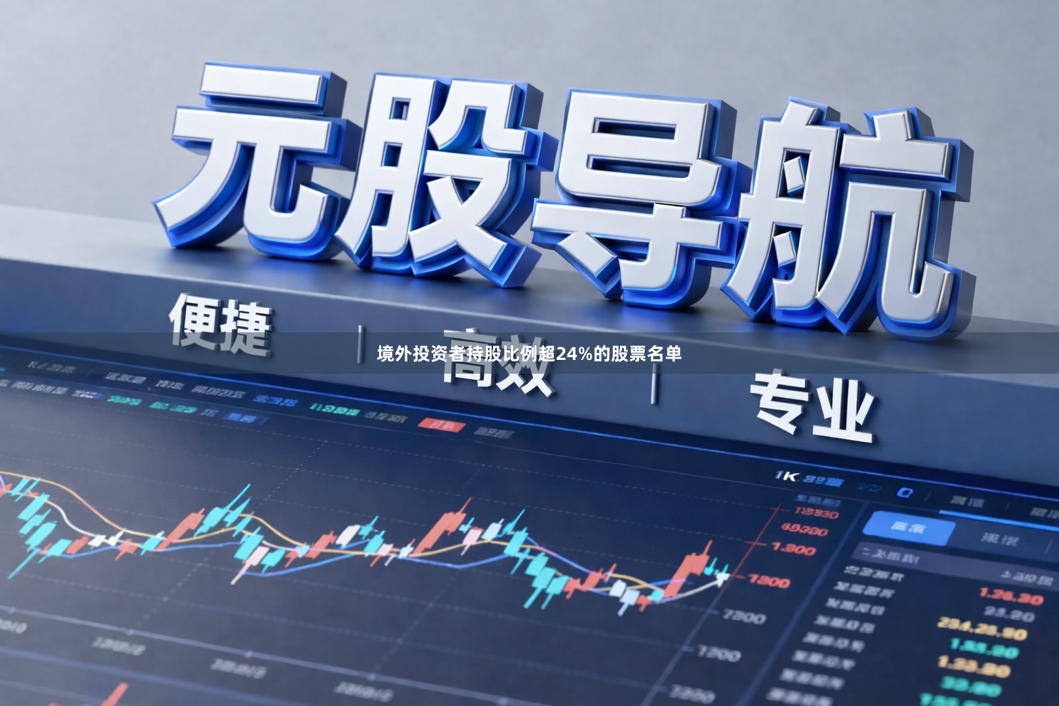 境外投资者持股比例超24%的股票名单